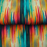 French Terry - Sommersweat - Smiling Stripes - Stoffmeisterei