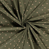 Jersey grün mit kleinen Bärenköpfen - Stoffmeisterei