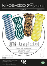 Jerseykleid Lynna Damen 32 - 48 Ki - ba - doo Papierschnittmuster - Stoffmeisterei