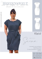 Kleid Sienna Gr. 32 - 54 Damen - Meine Herzenswelt - Papierschnittmuster - Stoffmeisterei