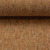 Korkstoff Silberglitzer mit Geweberückseite - Stoffmeisterei