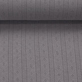 Lochjersey Pointelle Alina Swafing taupe - Stoffmeisterei