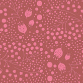 Musselin Blaubeerstern Fräulein Tulpe altrosa - Stoffmeisterei