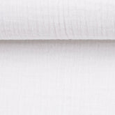 Musselin Double Gauze reinweiß - Stoffmeisterei