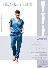 Overall Damen Sevilla & Palma Mix&Match Gr. 32 - 54 - Meine Herzenswelt - Papierschnittmuster - Stoffmeisterei