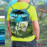 Panel Kinderrucksack Stenzo Außerirdischer - Stoffmeisterei