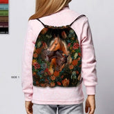 Panel Kinderrucksack Stenzo Pferdemädchen - Stoffmeisterei