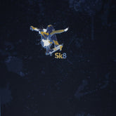 Panel Sk8 Skateboard - French Terry - Swafing - Stoffmeisterei