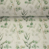 Rippjersey - Ribjersey - naturweiß Eukalyptus - Stoffmeisterei