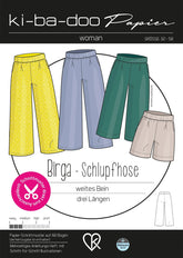 Schlupfhose Birga Damen 32 - 58 Ki - ba - doo Papierschnittmuster - Stoffmeisterei