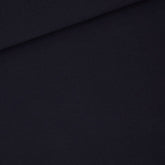 See you at six - French Terry - Sommersweat - Polarnacht Dunkelblau Uni - Stoffmeisterei