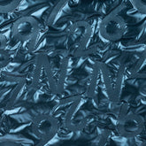 Stepper Alphabet glänzend petrol - Stoffmeisterei