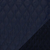 Stepper Steppstoff mit Kuscheliger Fellinnenseite Matilda Swafing dunkelblau - Stoffmeisterei