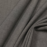 Stretch Woll - Flanell Anzugstoff Melange - grau - Stoffmeisterei