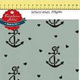 Sweatshirt Stretch Anker - mint - Fräulein von Julie - Stoffmeisterei