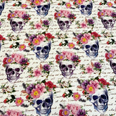 Sweatshirt Stretch Skull and Roses - Fräulein von Julie - Stoffmeisterei