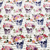 Sweatshirt Stretch Skull and Roses - Fräulein von Julie - Stoffmeisterei