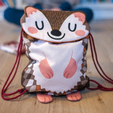 Tierbeutel Igel Käselotti Panel - Canvas - Swafing - Stoffmeisterei