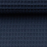 Waffelpiqué - Waffelstoff - Nelson Swafing - Jeansblau - Stoffmeisterei