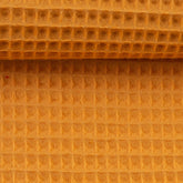 Waffelpiqué - Waffelstoff - Nelson Swafing - Senfgelb - Stoffmeisterei
