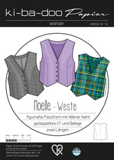 Weste Noelle Damen 32 - 52 Ki - ba - doo Papierschnittmuster - Stoffmeisterei