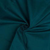 Baumwolle Webware Popeline Uni dark Petrol - Stoffmeisterei