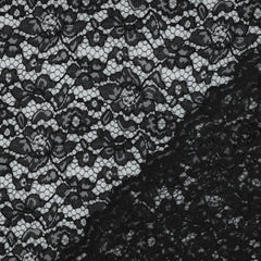 Spitze mit Bogenkante schwarz