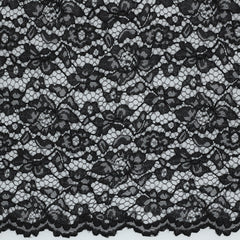 Spitze mit Bogenkante schwarz