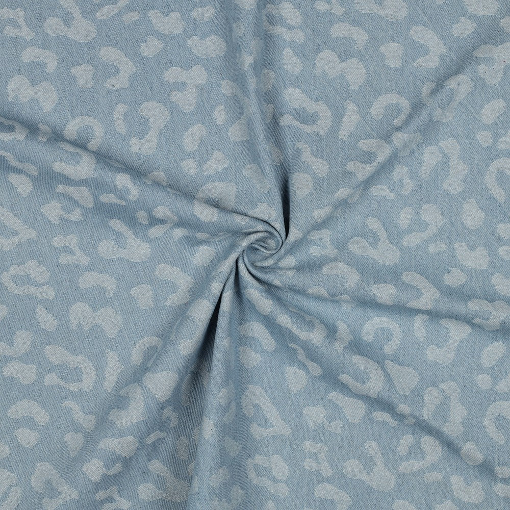 Denim Jeans Jaquard Leo hellblau
