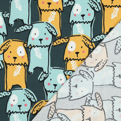 Jersey Dogs Hunde im Comic Stil