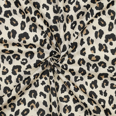 Baumwoll Voile Leo beige