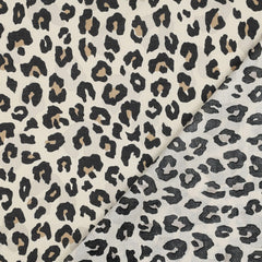 Baumwoll Voile Leo beige