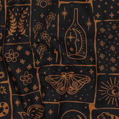 Baumwollwebware popeline Boho Mystery