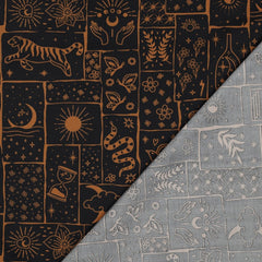 Baumwollwebware popeline Boho Mystery