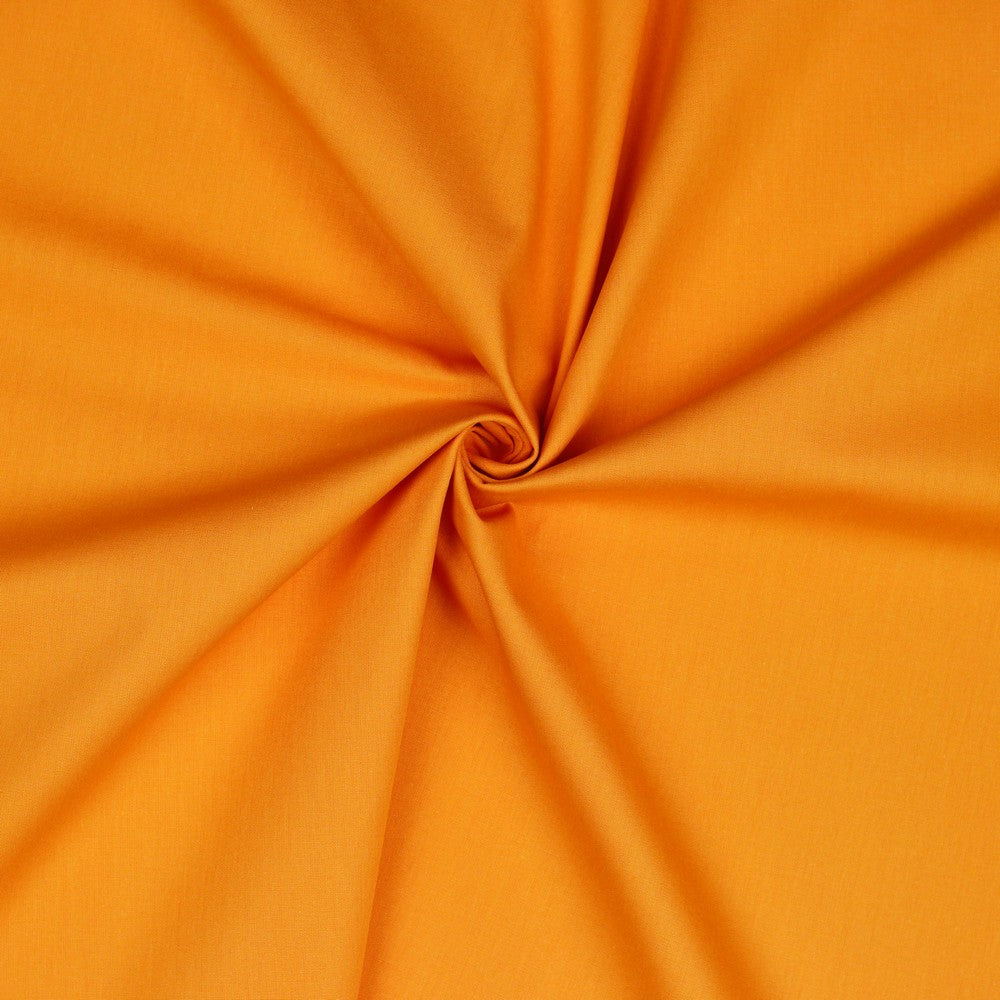 Baumwoll Stoff Uni orange Apricose