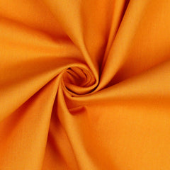 Baumwoll Stoff Uni orange Apricose