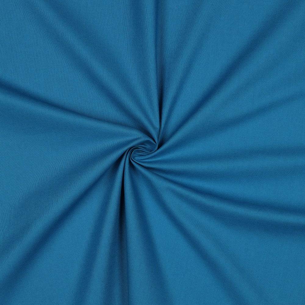 Baumwolle Uni Ocean  blau