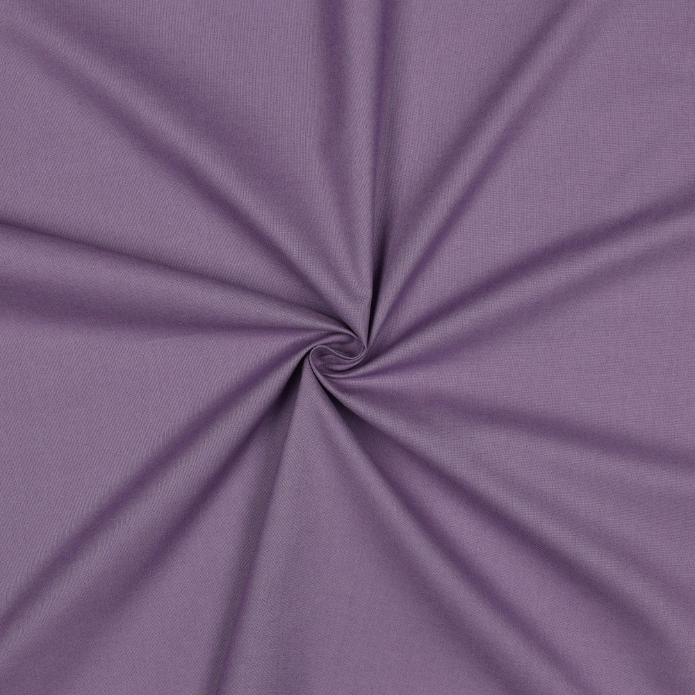 Baumwoll Stoff Uni lila violett pflaume 