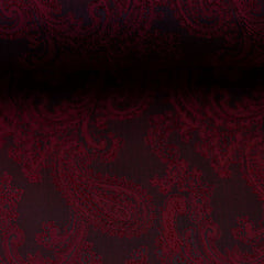 Futterstoff Filati Paisley burgundy