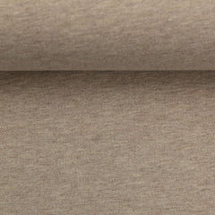 Jersey Stoff melange Vanessa Swafing meliert beige