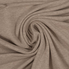 Jersey Stoff melange Vanessa Swafing meliert beige
