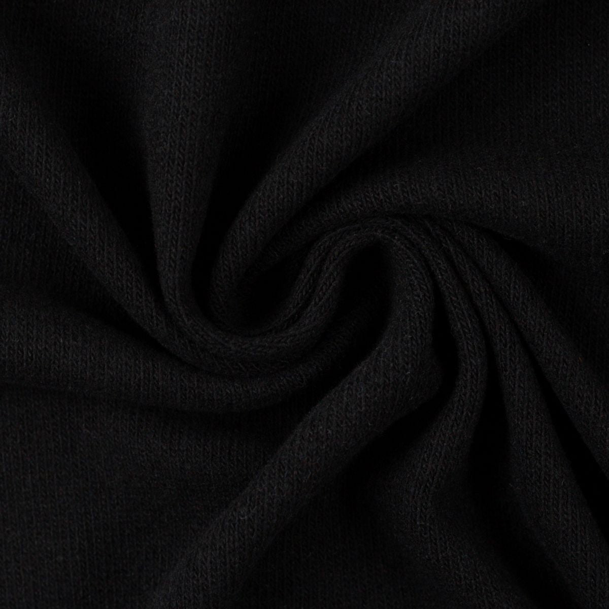Baumwoll Strickstoff Bono Swafing - schwarz