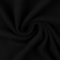 Baumwoll Strickstoff Bono Swafing - schwarz
