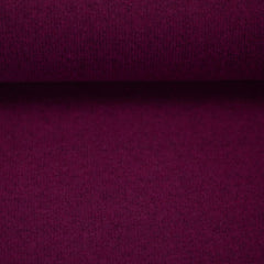 weicher italienischer Baumwoll Strick Fuchsia Bono Swafing