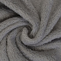 Doppelseitiger Plüsch Fleece Tamme Swafing grau