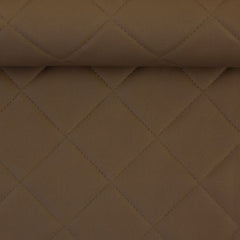 Kunstleder Debbie Rautensteppung schlamm beige