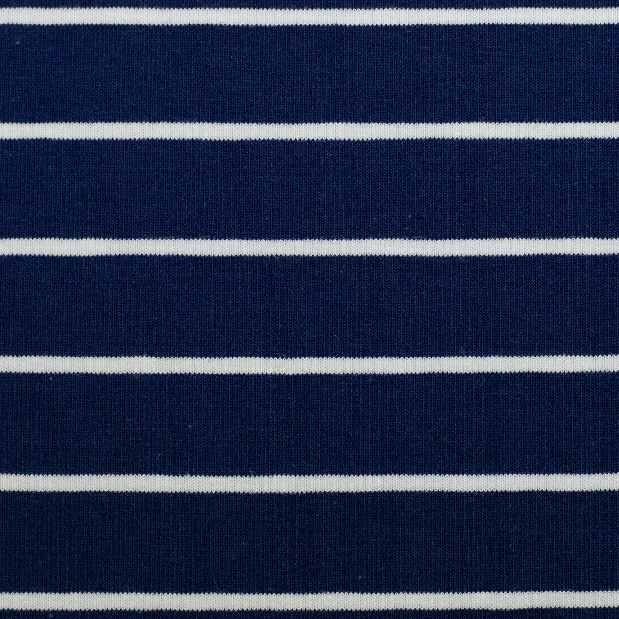 Baumwolljersey Isa Streifen blau weiß