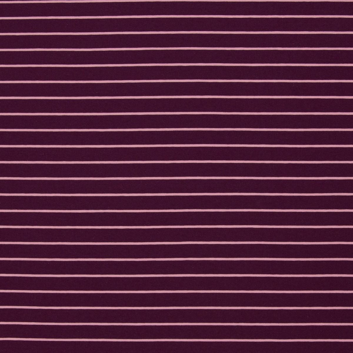 Jersey Stoff Streifen Isa bordeaux mauve