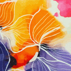 Viskosejersey mit buten Aquarellblumen Sizilien Swafing - Stoffmeisterei