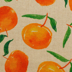 Canvas Dekostoff in Leinenoptik Swafing Ulli Orangen